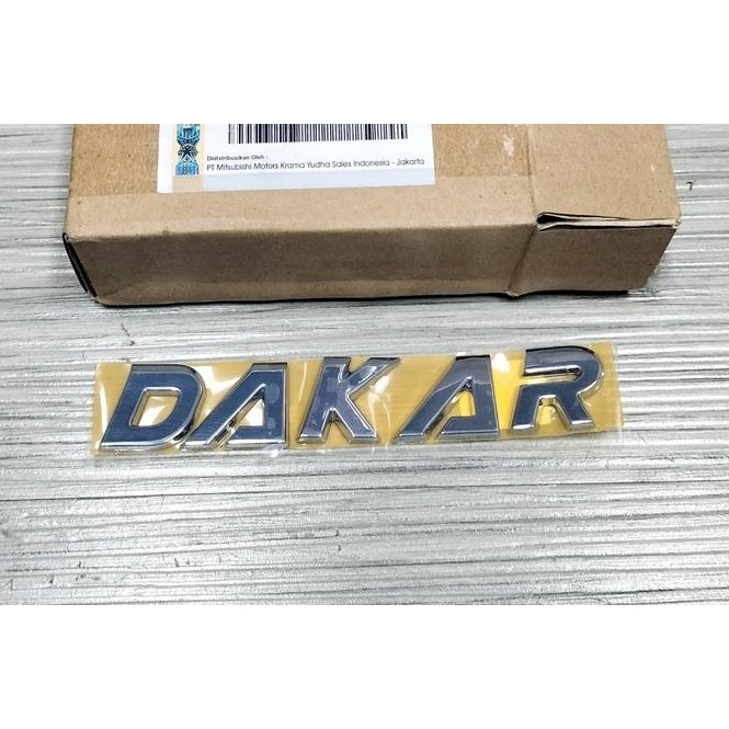 Emblem DAKAR Original Asli Mitsubishi New Pajero Sport 2021-2026