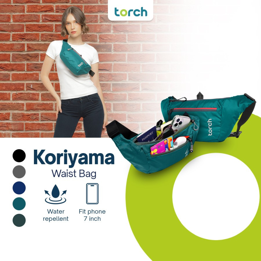 Torch koriyama tas Pinggang Selempang Unisex waist bag