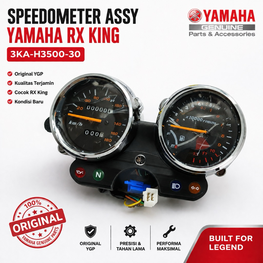 3KA-H3500-30 SPEEDOMETER RXKING YAMAHA ORI YGP