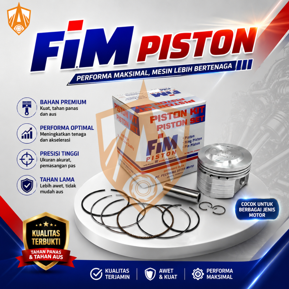 FIM PISTON FIM PISTON CUSTOM DOME MENTAH  53.5 - 55.25 Pen 13 JUPITER Z  / VEGA R