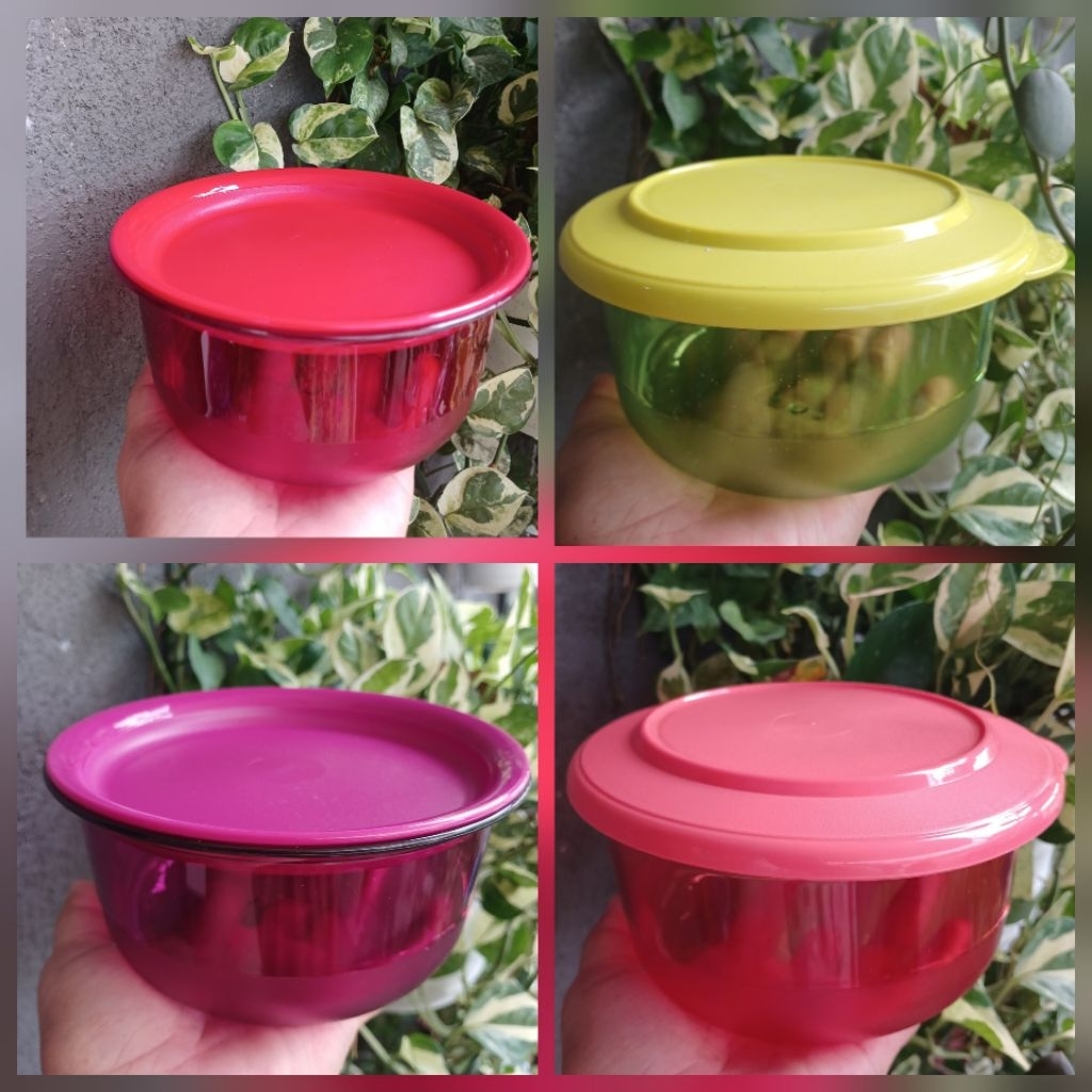 Crystal candy tupperware / personal bowl tupperware / bowl Crystal tupperware / candy dish tupperwar