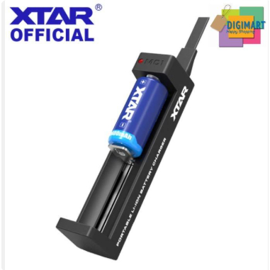 Action- XTAR MC1, SINGLE SLOT BATTERY CHARGER - ADAPTER 5V 1A