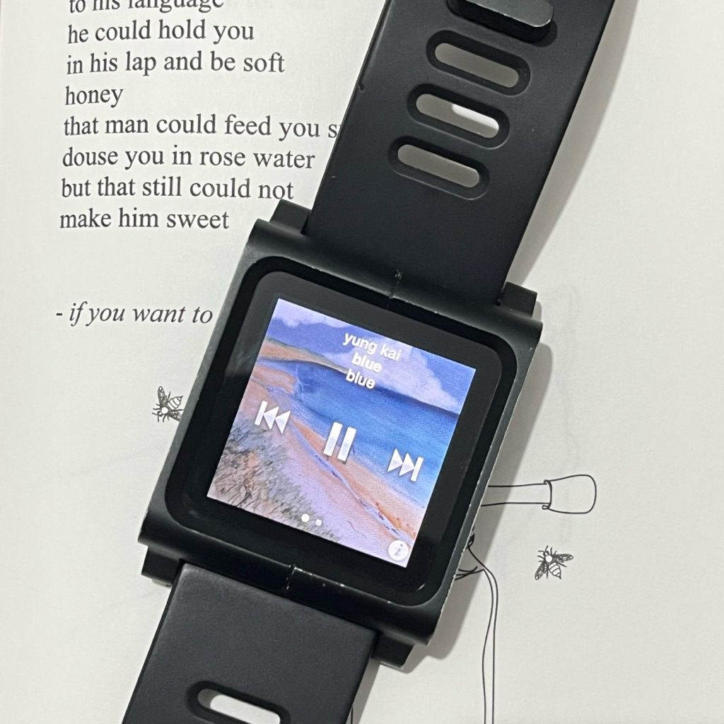 iPod Nano 6 Blue with Strap