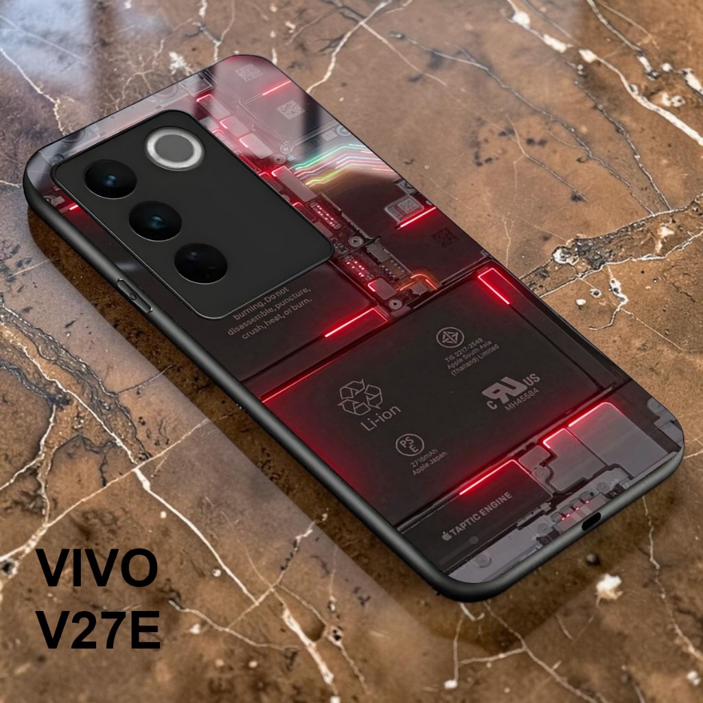 Casing Hp Untuk VIVO V27E Terbaru - Fashion CPU Case Murah Softcase Hardcase Glossy Pelindung Belaka