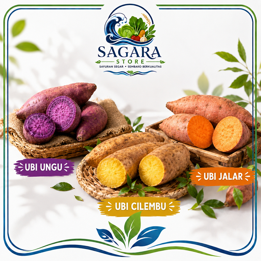 ubi ungu  / ubi cilembu / ubi jalar 1 kg