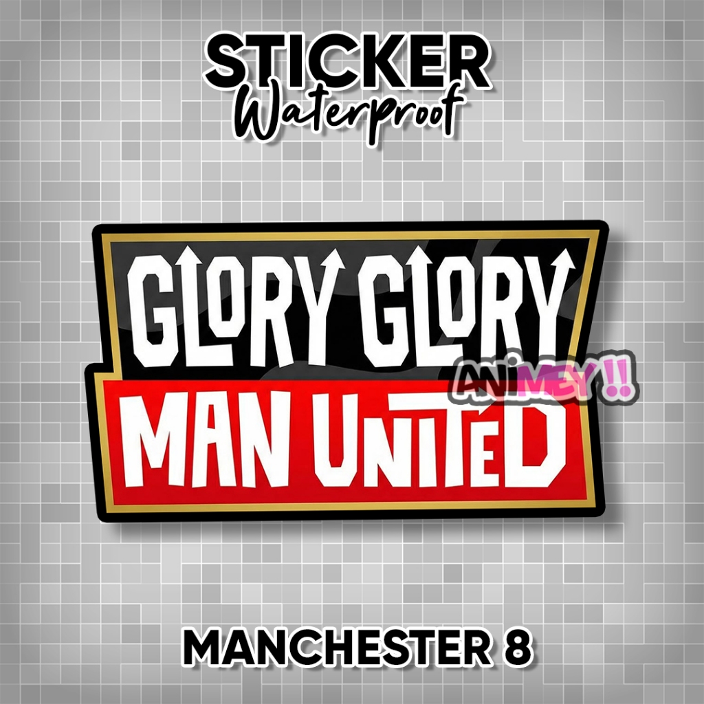 Stiker Logo Manchester United / Sticker Manchester United 2026 Waterproof