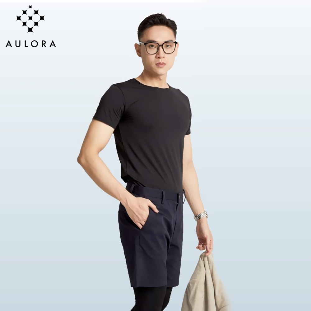 kaos kesehatan pria wanita basic top Aulora
