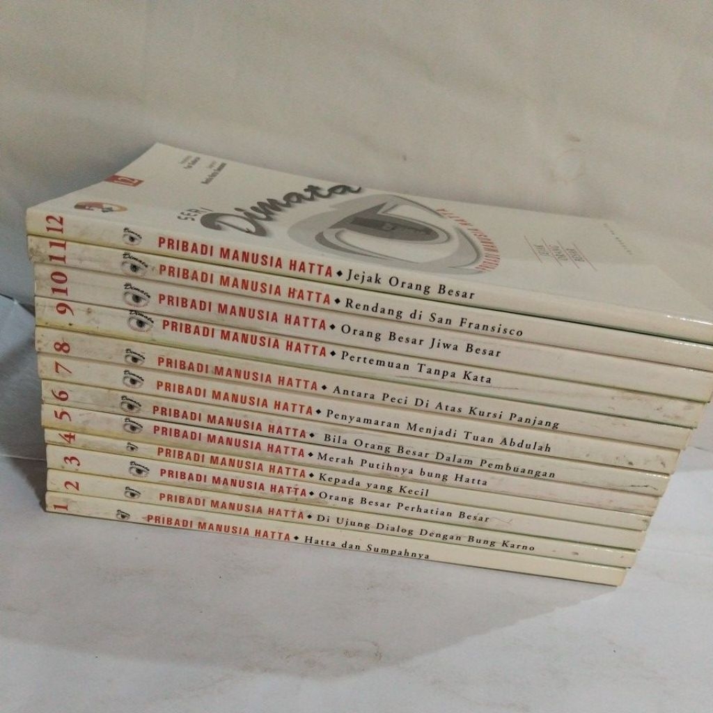 Buku SERI DIMATA: PRIBADI MANUSIA HATTA Jilid 1 - 12