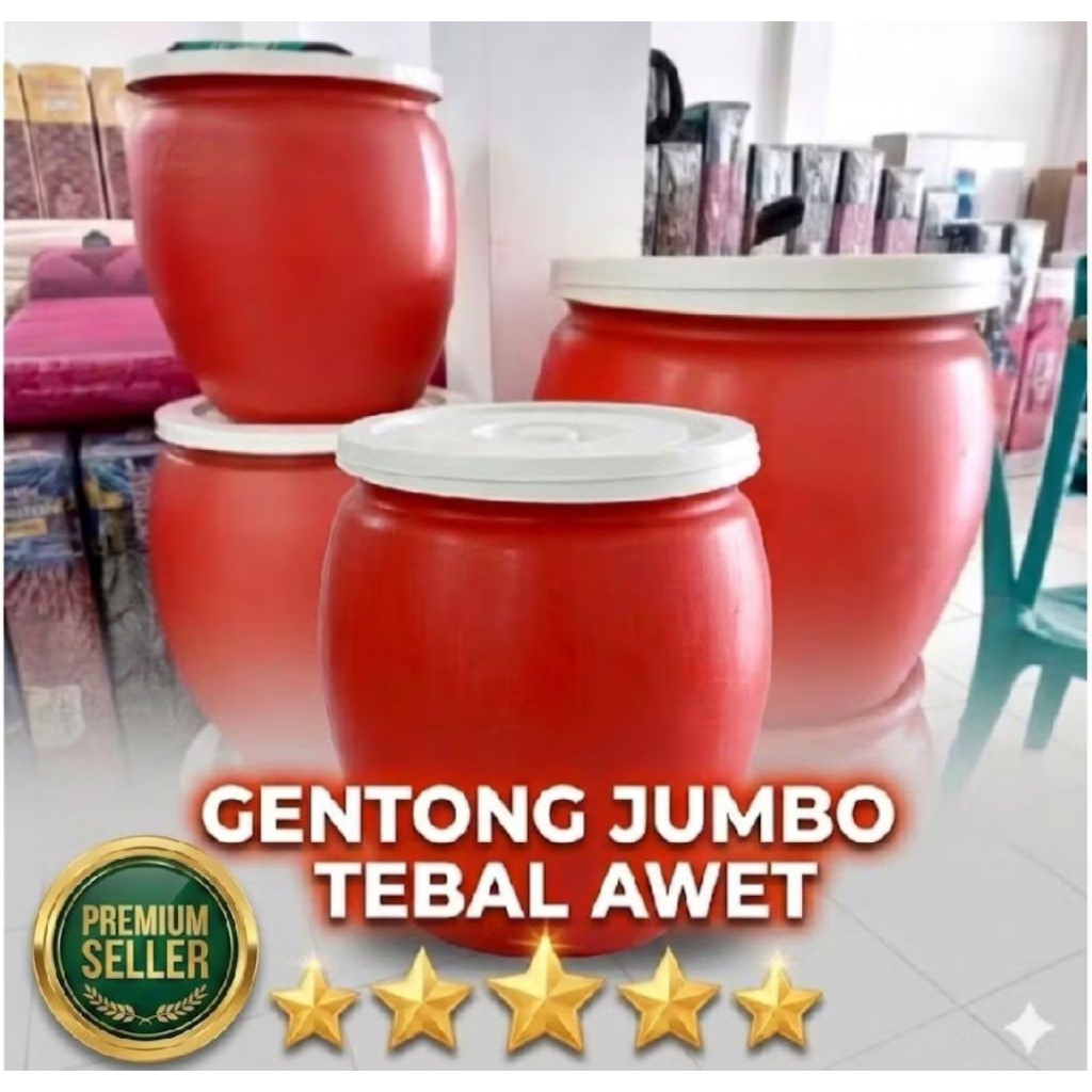 Gentong plastik + tutup