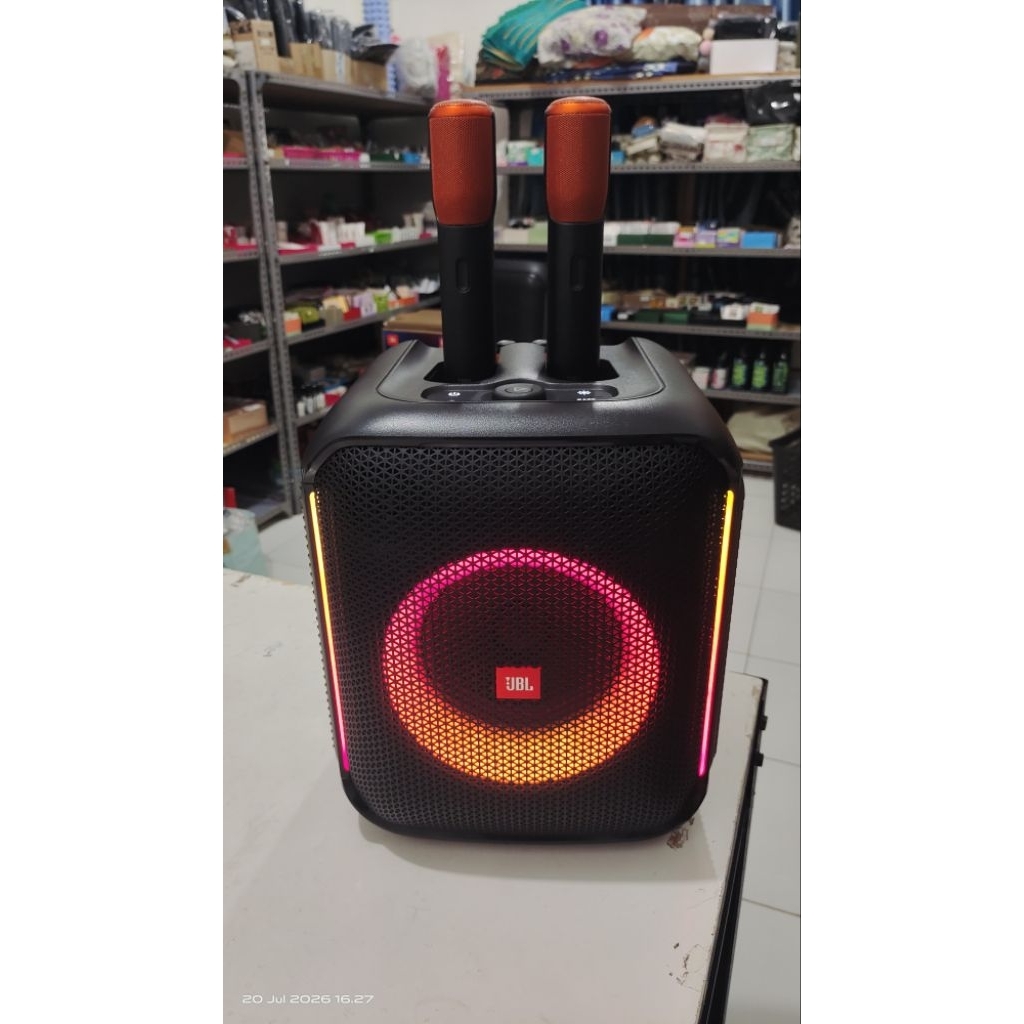 jbl Partybox Encore 2 mic portable bluetooth karaoke speaker by Harman Kardon