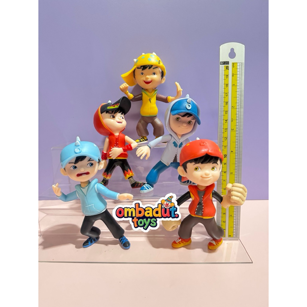 Mainan action figure pajangan boboiboy ace tanah blaze boboi boy boi air angin galaxy petir gempa go