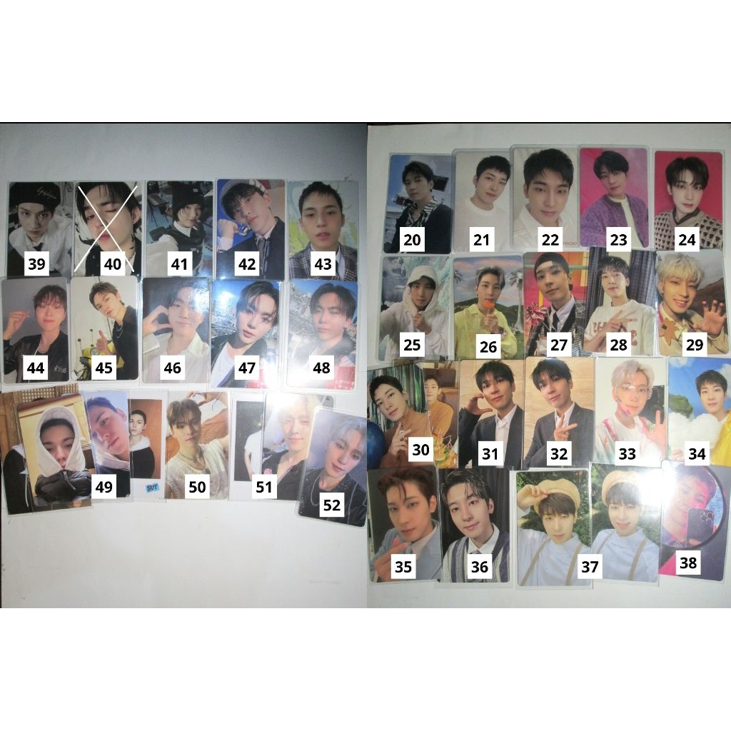 Official Photocard seventeen ready kamar pc poca scoups seungcheol jeonghan joshua jun hoshi wonwoo 