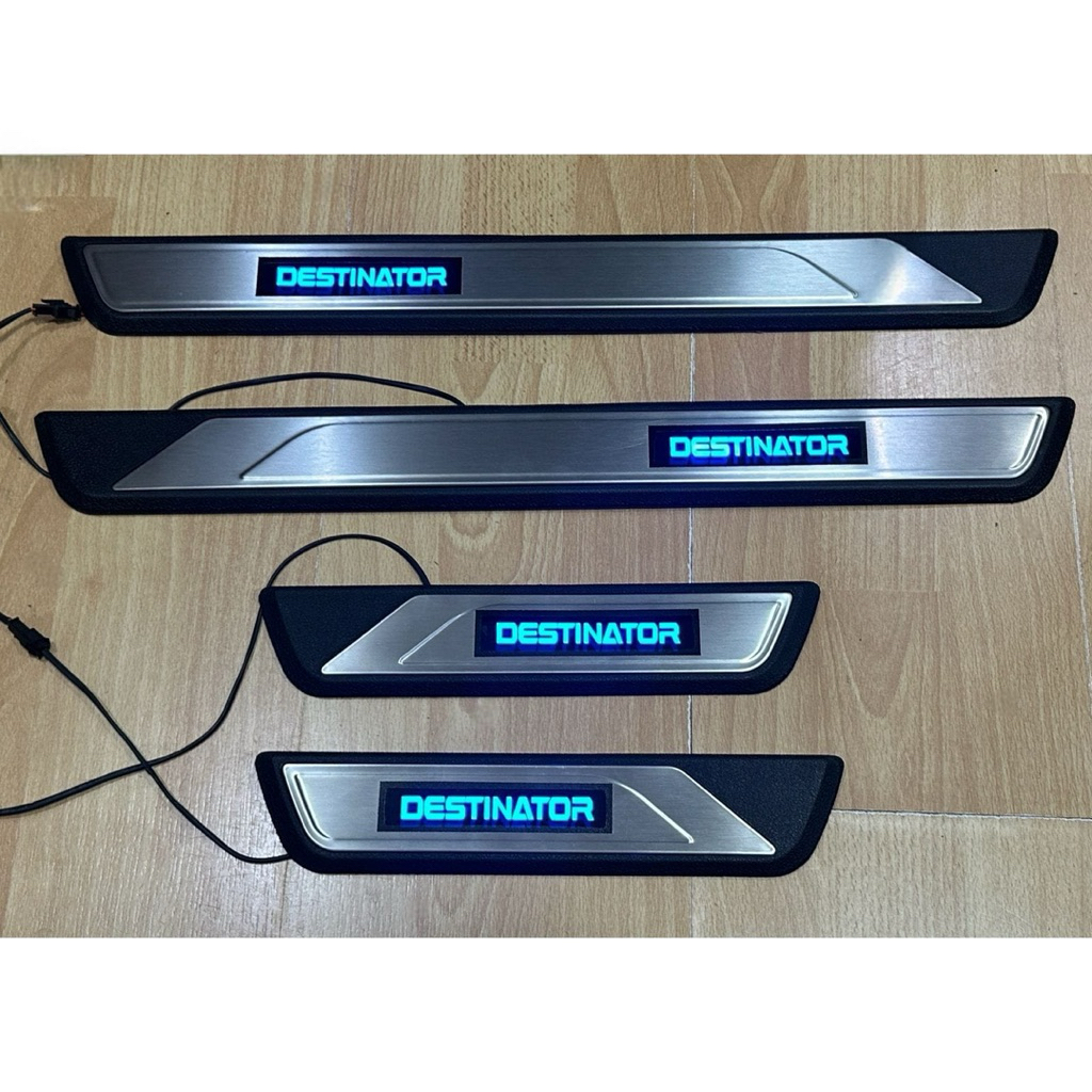 Sillplate Samping Mitsubishi Destinator LED Nyala Biru