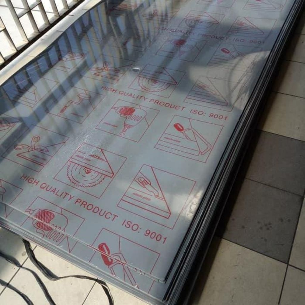 PVC sheet/Pvc lembaran abu 8mm 122cm X 244cm
