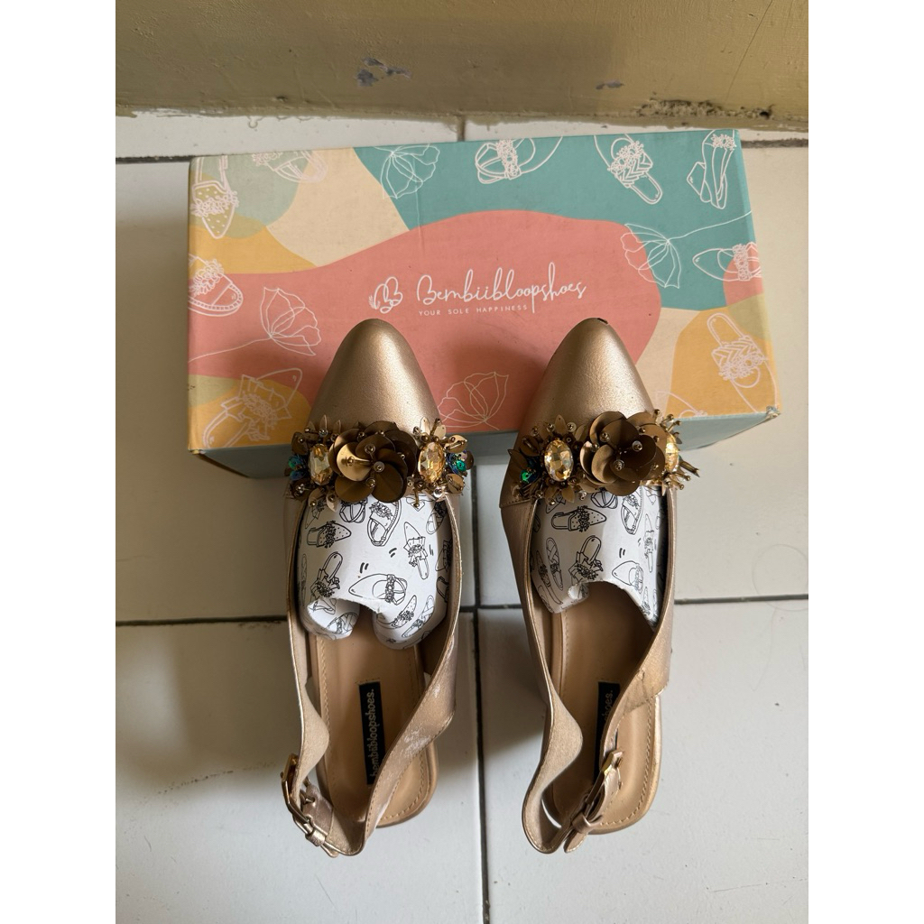 (Preloved) Sepatu Block Heels Bembiibloopshoes