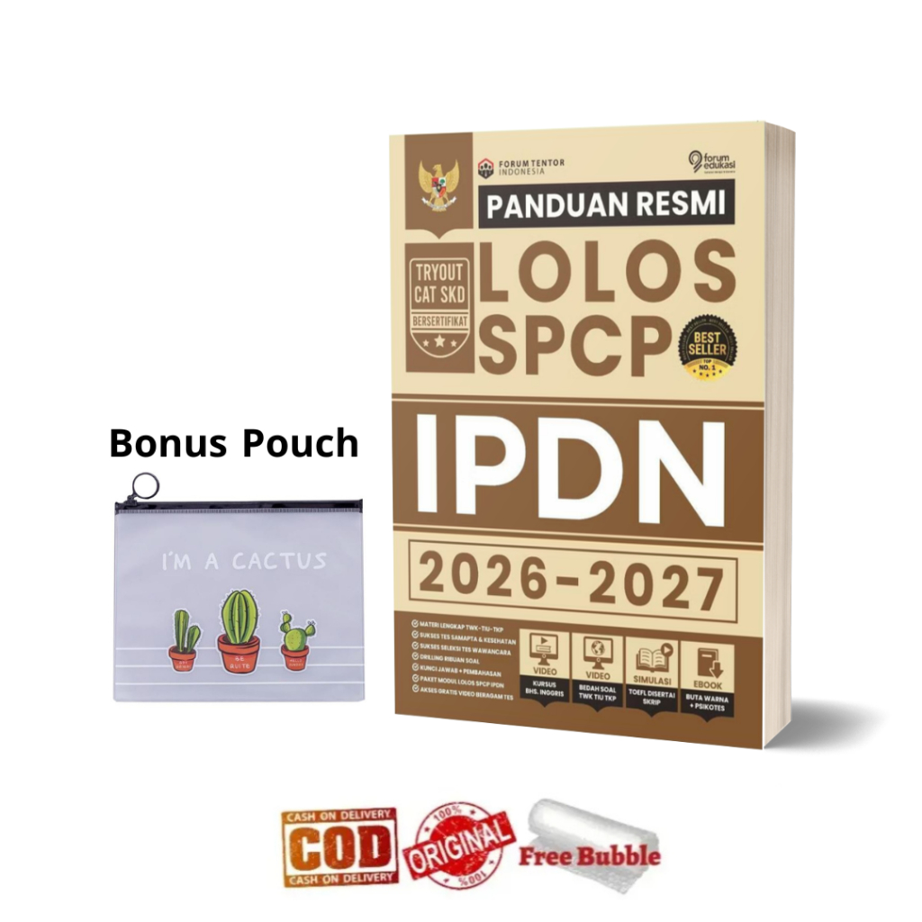 Panduan Resmi Lolos SPCP IPDN 2026-2027 Buku Tes Masuk IPDN 2027