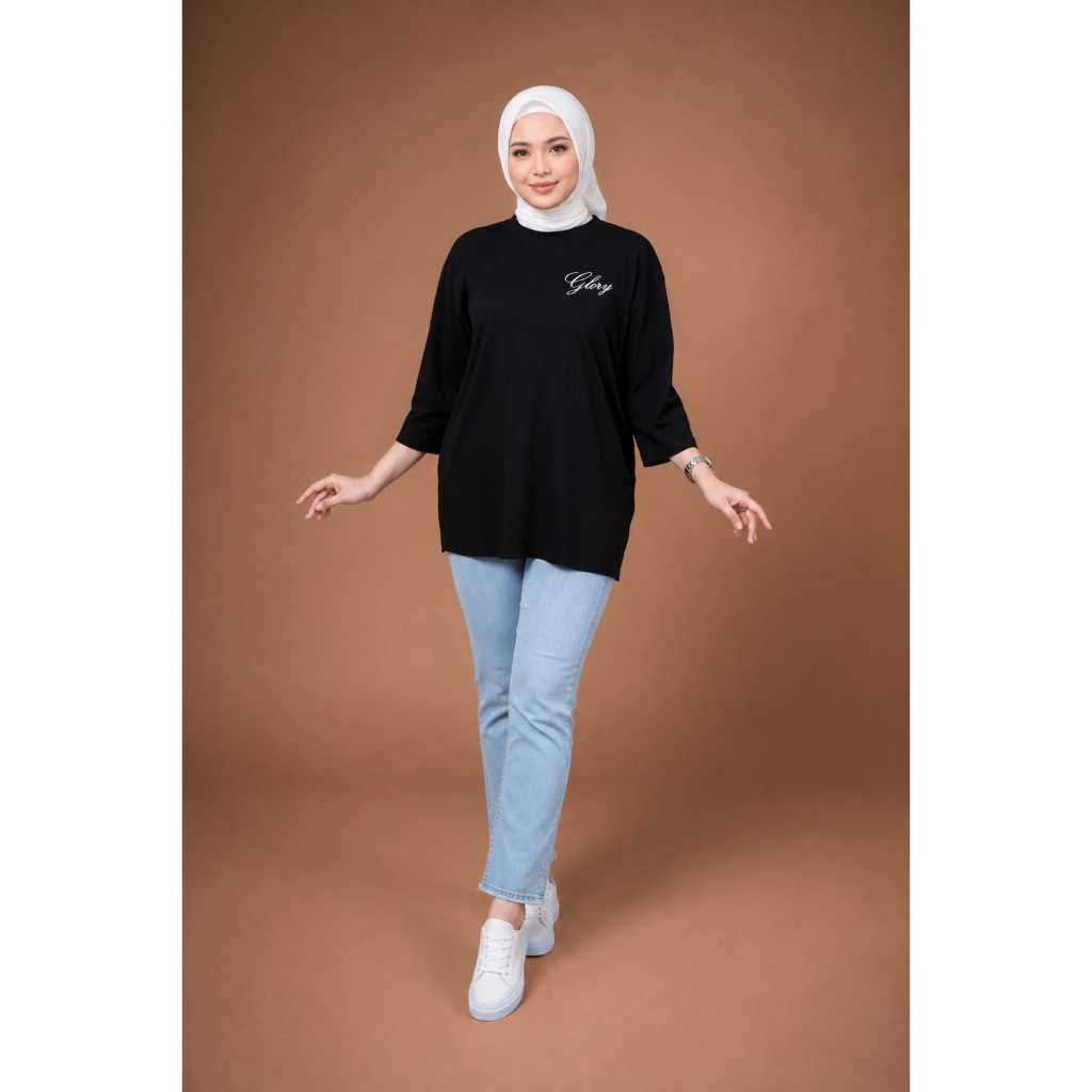 Kaos Glory Top - Kaos Atasan Oversize Wanita Glory Terbaru