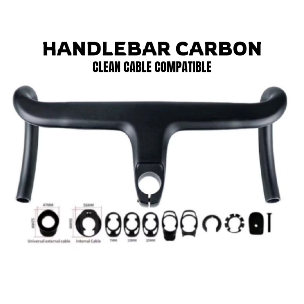RPANTAHI HANDLEBAR DROPBAR ROADBIKE GRAVEL CLEAN LOOK