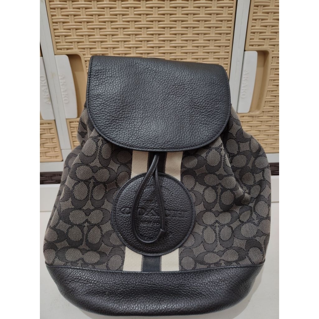 Coach Dempsey Drawstring Backpack ori harga bisa nego