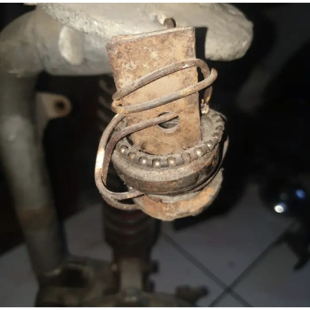 fork depan vespa excel copotan
