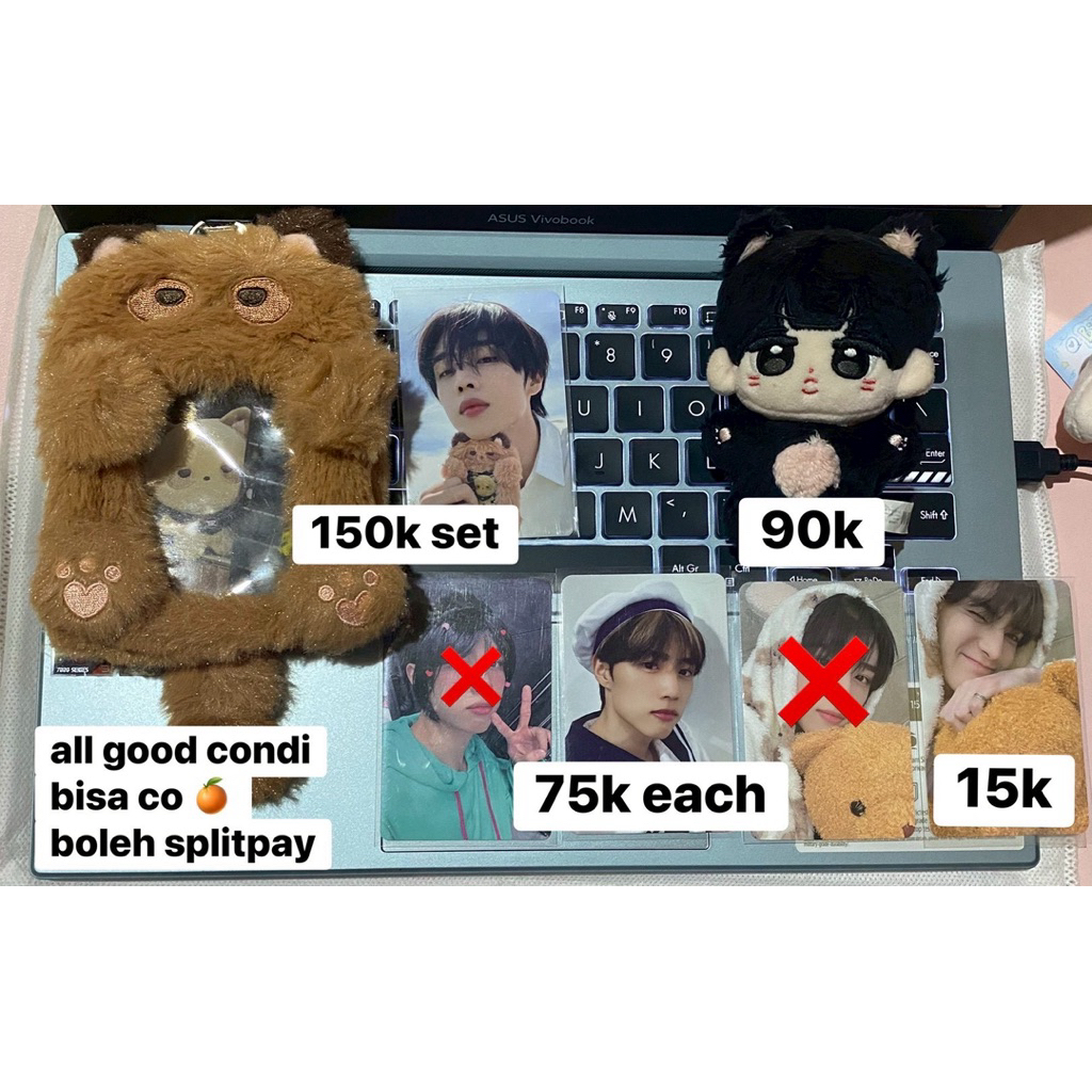 the boyz sunwoo pc holder zeneration ii + doll sunwoo tteonnya + pc sunwoo the boyz