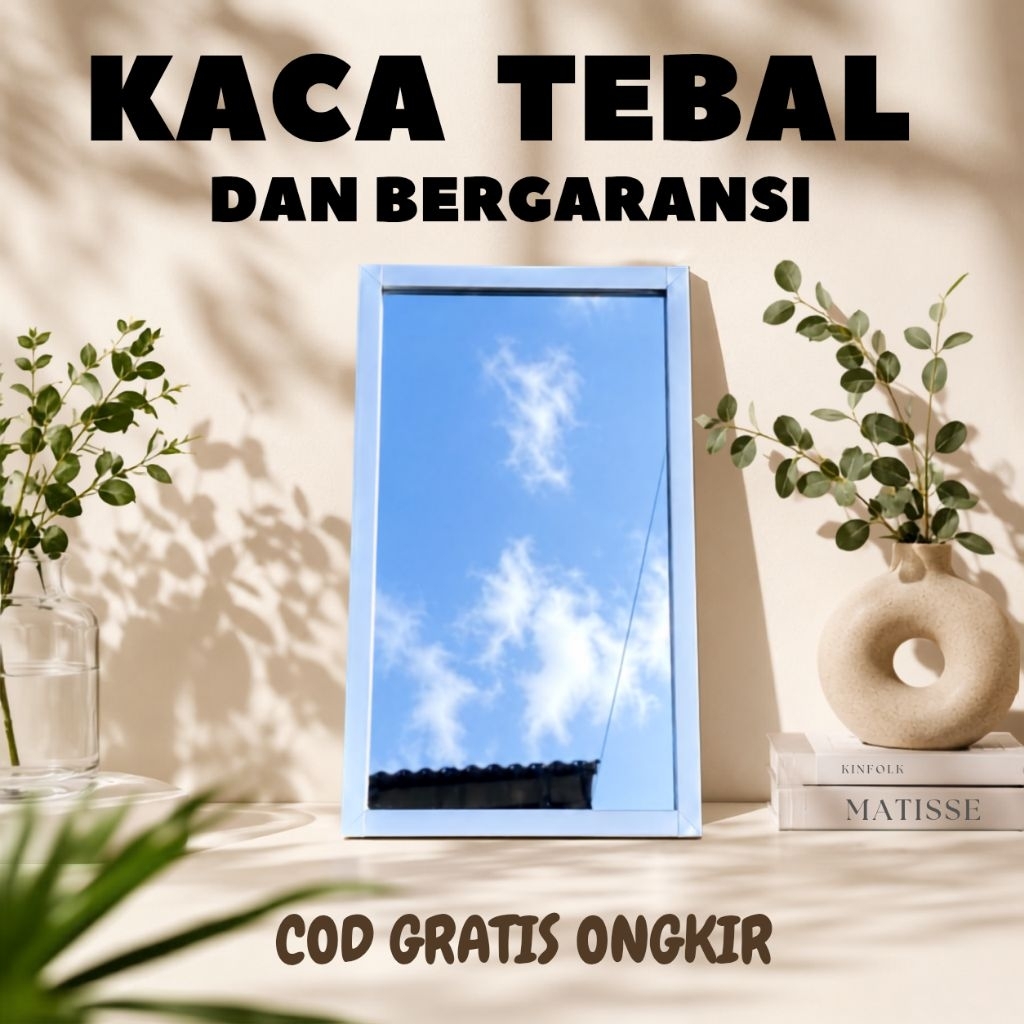 KACA DINDING ESTETIK - CERMIN KACA ESTETIK - KACA CERMIN
