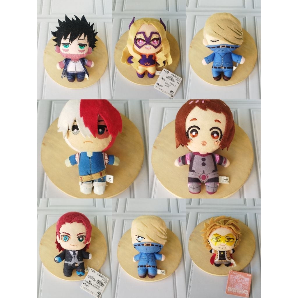 Boneka Anime My Hero Academia Chibigurumi - Tomonui - Fuwa -  Shoto Todoroki, Hawks, Dabi, Best Jean