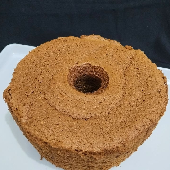 Chiffon Cake Coklat|Bolu Coklat Lembut,Moist dan Fluffy|Fresh Homemade|Cocok untuk Camilan & Oleh-ol