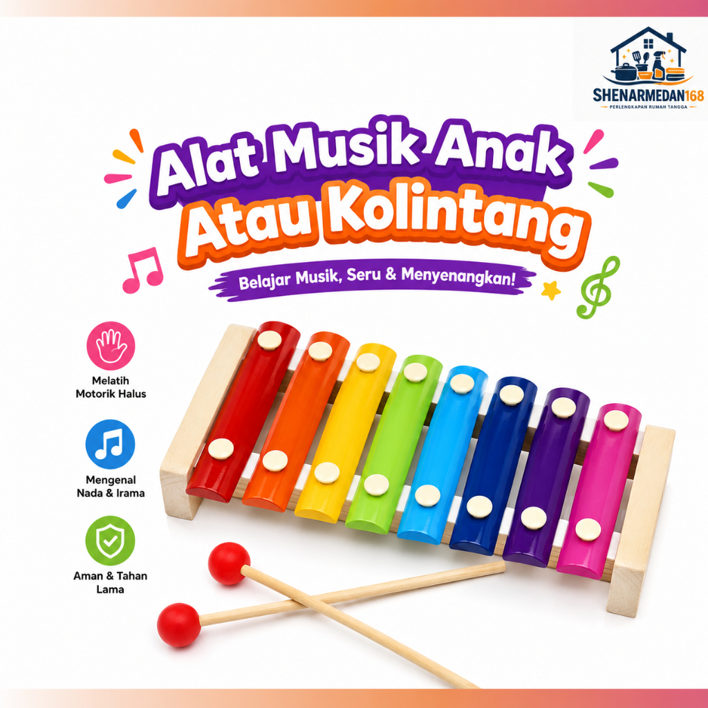 Mainan Kayu Mainan Edukasi Anak Tk Mainan Xylophone Anak