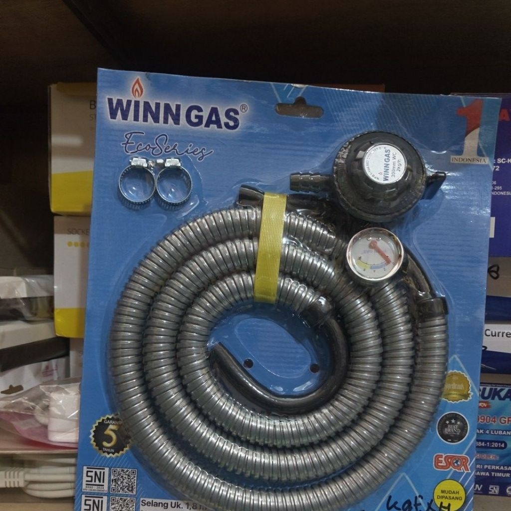 Selang Gas + Regulator Win Gas