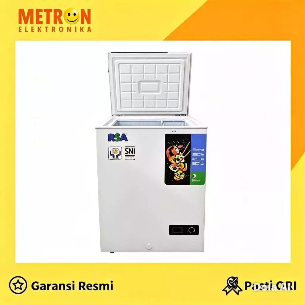 RSA CF 110 CHEST FREEZER 100 LT LITER / FREEZER BOX RSA CF110 / CF110