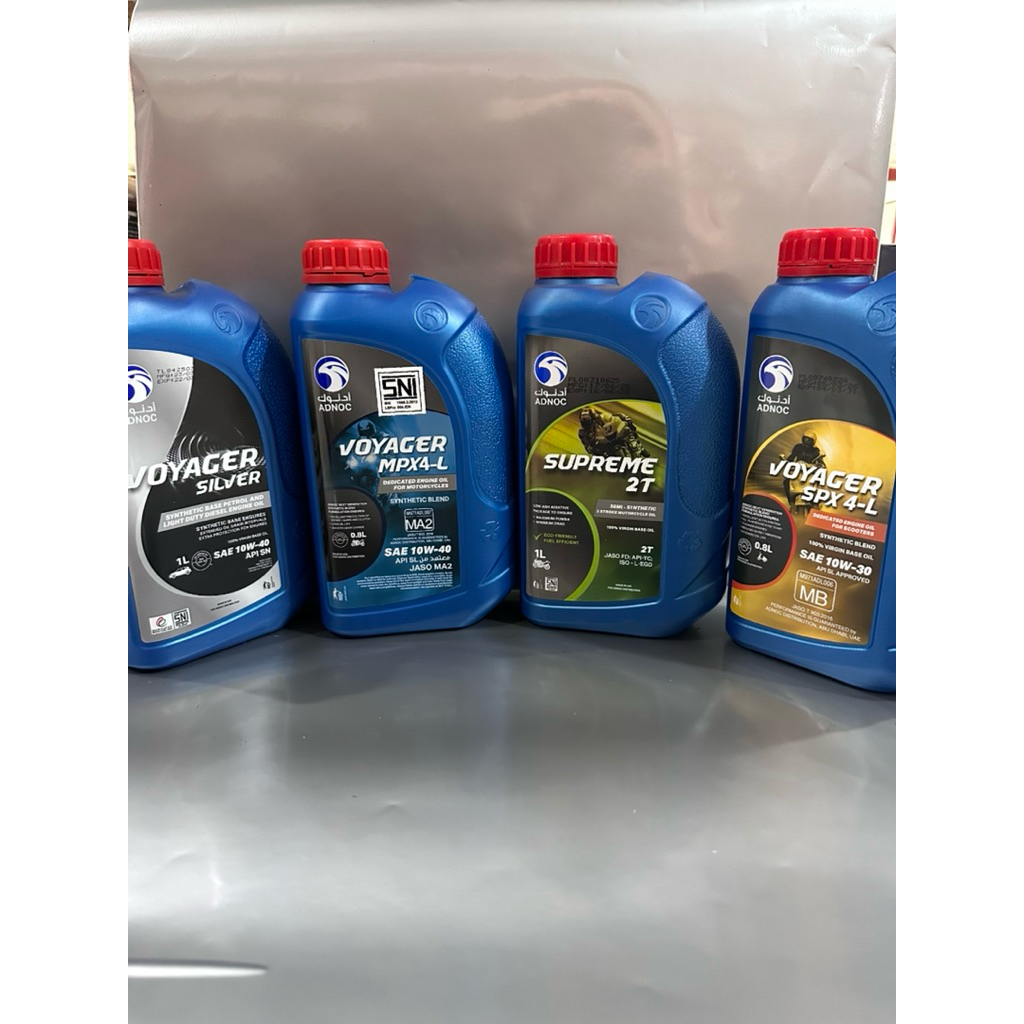 OLI ADNOC VOYAGER MPX4 MANUAL 10W-30 TERMURAH/ ALI ADNOC SPX4 SCOTER MATIC 10W-30 TERMURAH