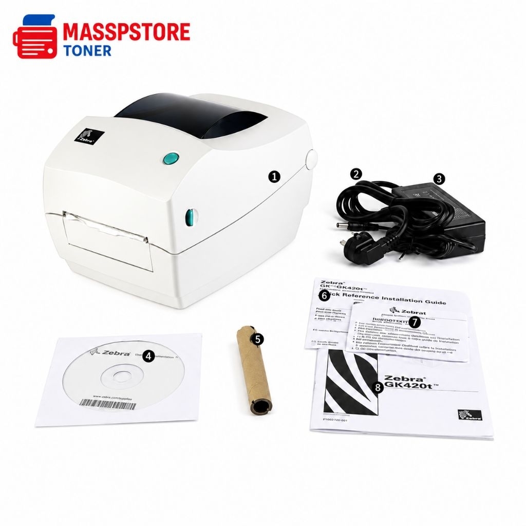 Printer cetak resi Zebra GC420t Thermal Transfer Label Printer (Second)