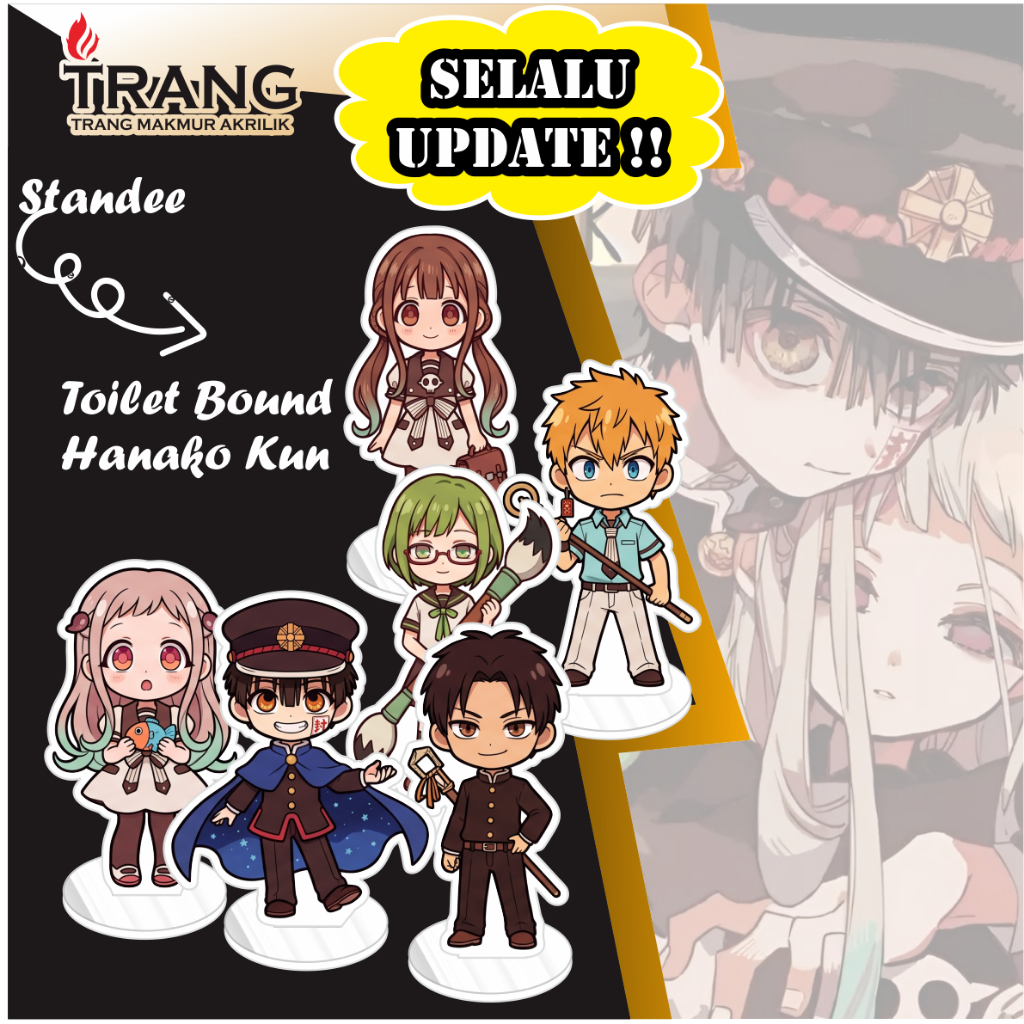 Standee Figure Akrilik Toilet Bound Hanako Kun / Standing Actioo figure Acrylic Toilet Bound Hanako 