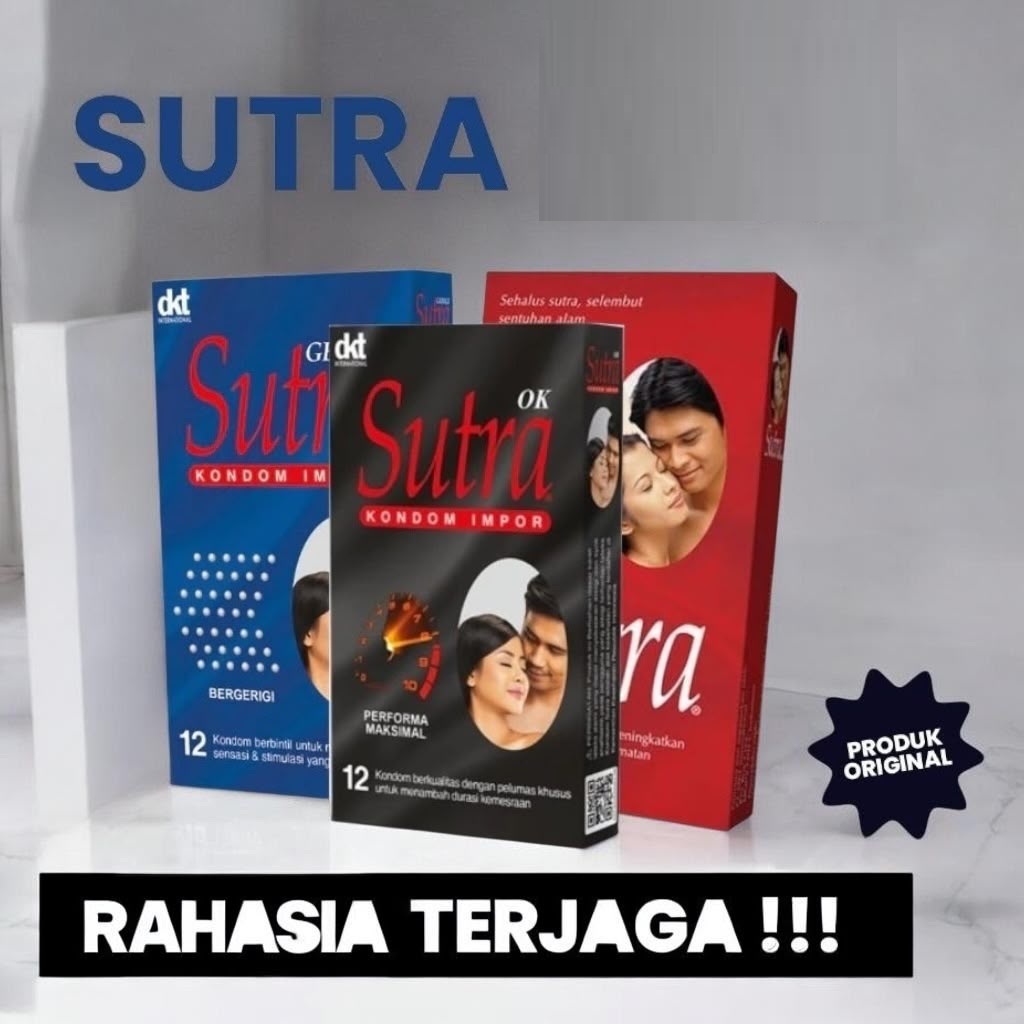 KEMASAN AMAN SUTRA_001 Polos Max Gerigi Tipis Pelumas Halus Lembut