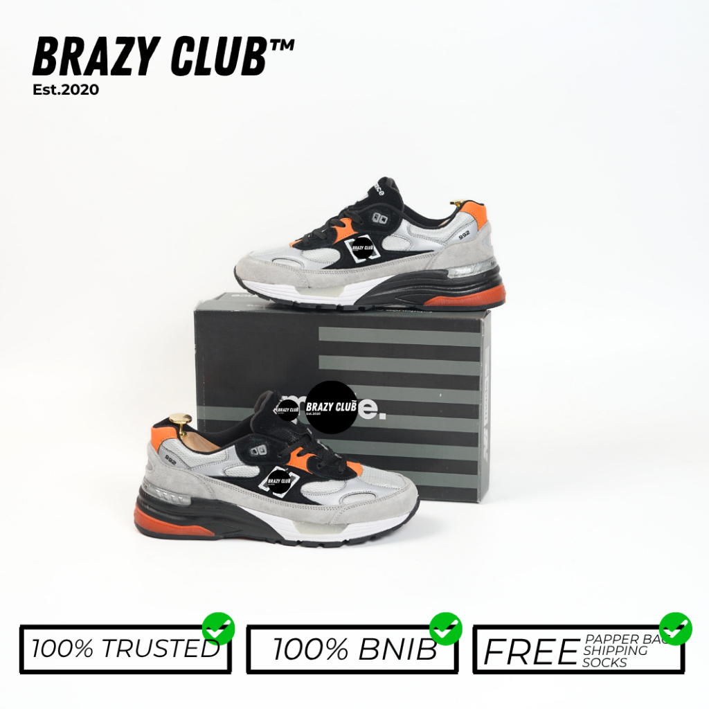 Sneakers " Pria 992 X DTLR " Discover &  Celebrate Black Orange 40-44 100% BNIB