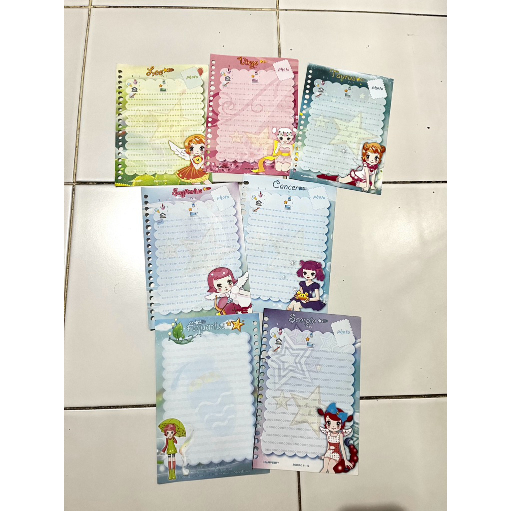 Kertas Binder Harvest Bintang Langka Jadul