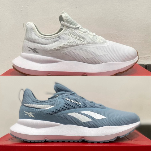 REEBOK CITYRIDE WOMENS RUNNING SHOES - WHITE & BLUE