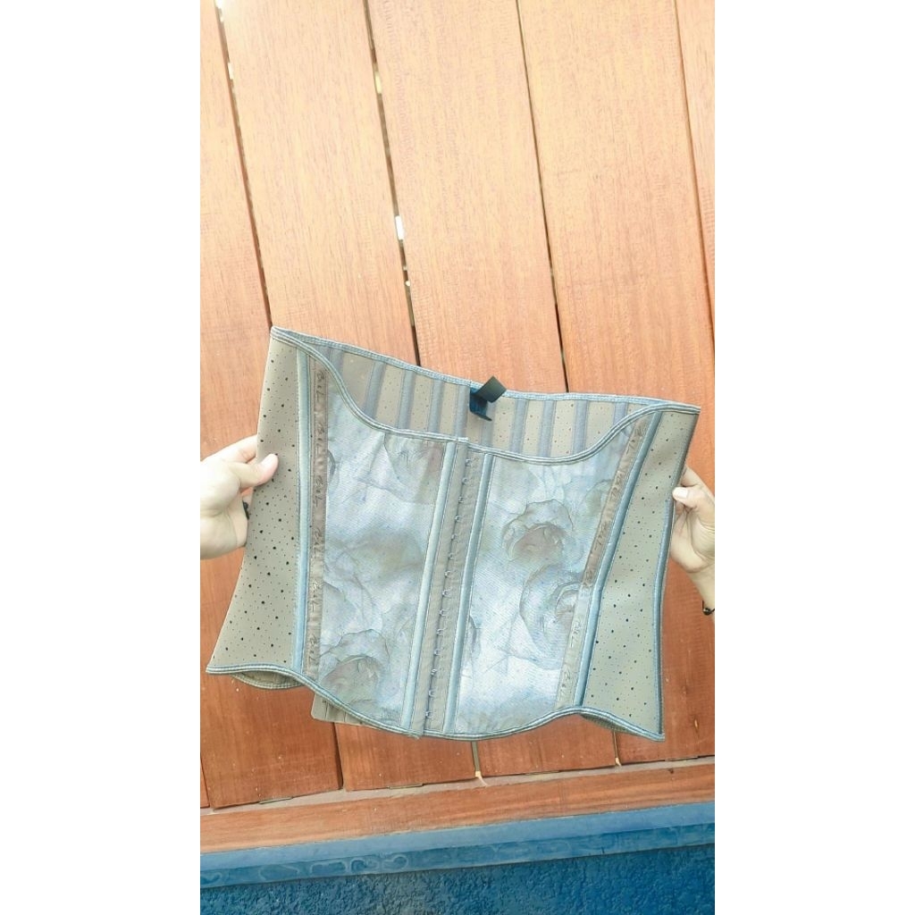 KORSET CIKOR BLOOMY PETALYN LUV CHARCOAL L 30CM + EXTENDER