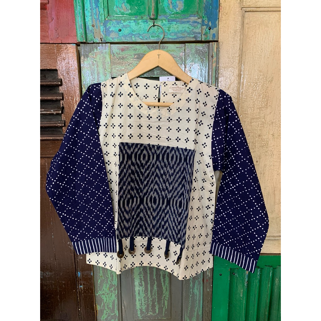 Batik Luwes Putera - Blus Kombinasi