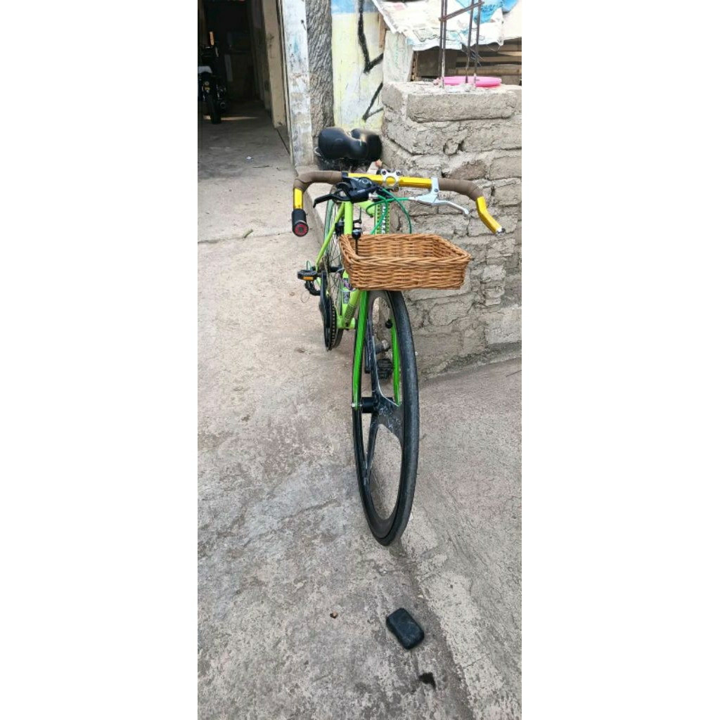 whellset trispoke by mettler bonus keranjang+dudukan