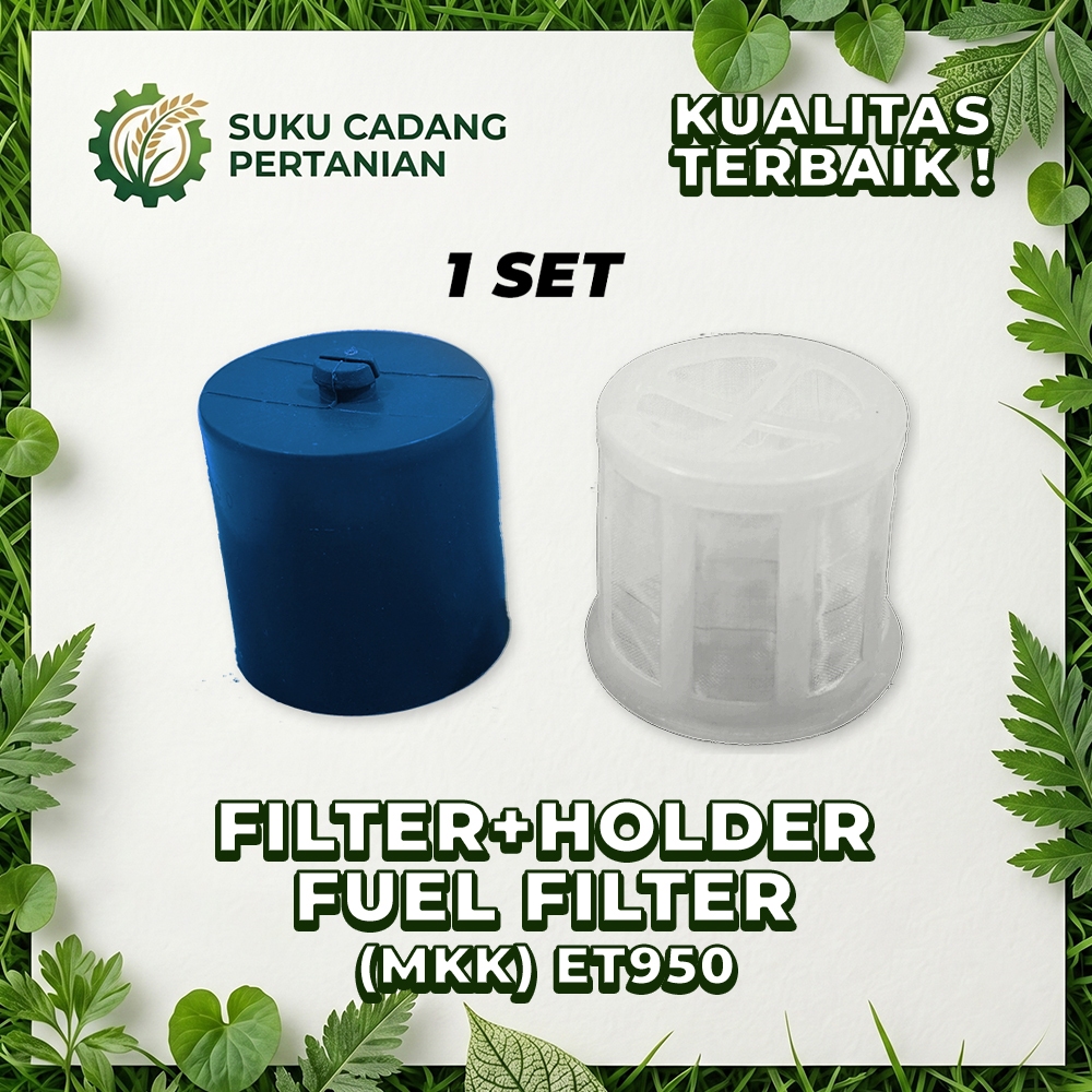 Filter Solar + Holder ET950 Fuel Filter Mesin Diesel MKK