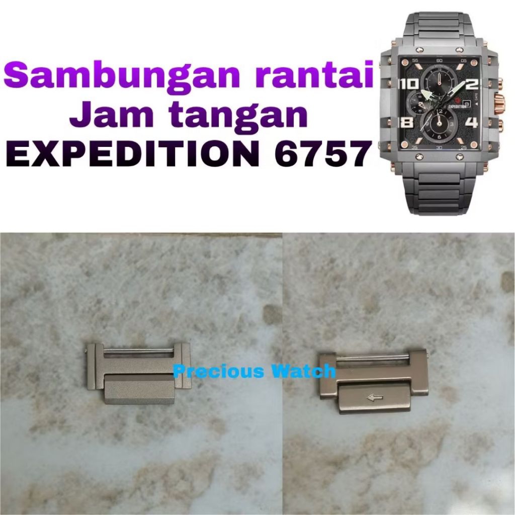 Sambungan Tali Rantai Jam Tangan Expedition original EXP 6757