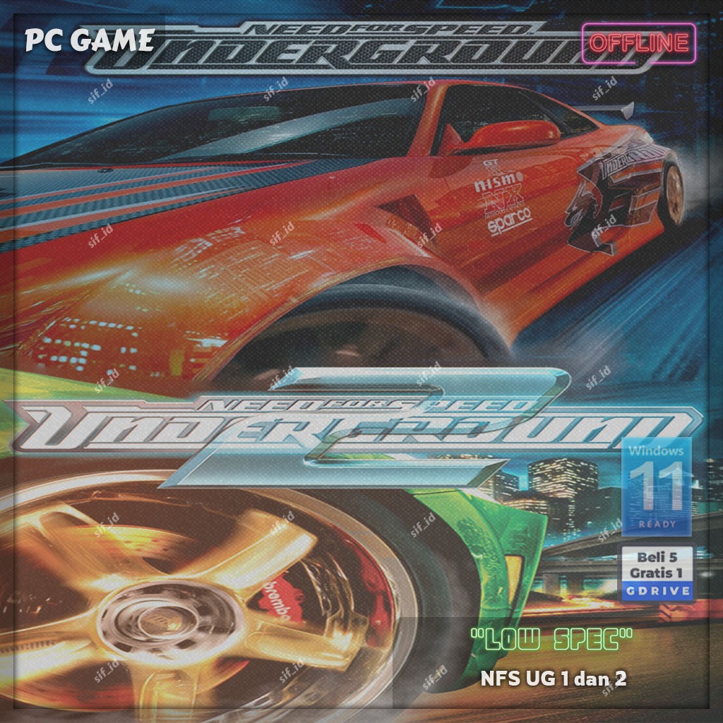 Need for Speed Underground 1 dan 2 - NFS UG 2 - Game PC - PC Game Balapan