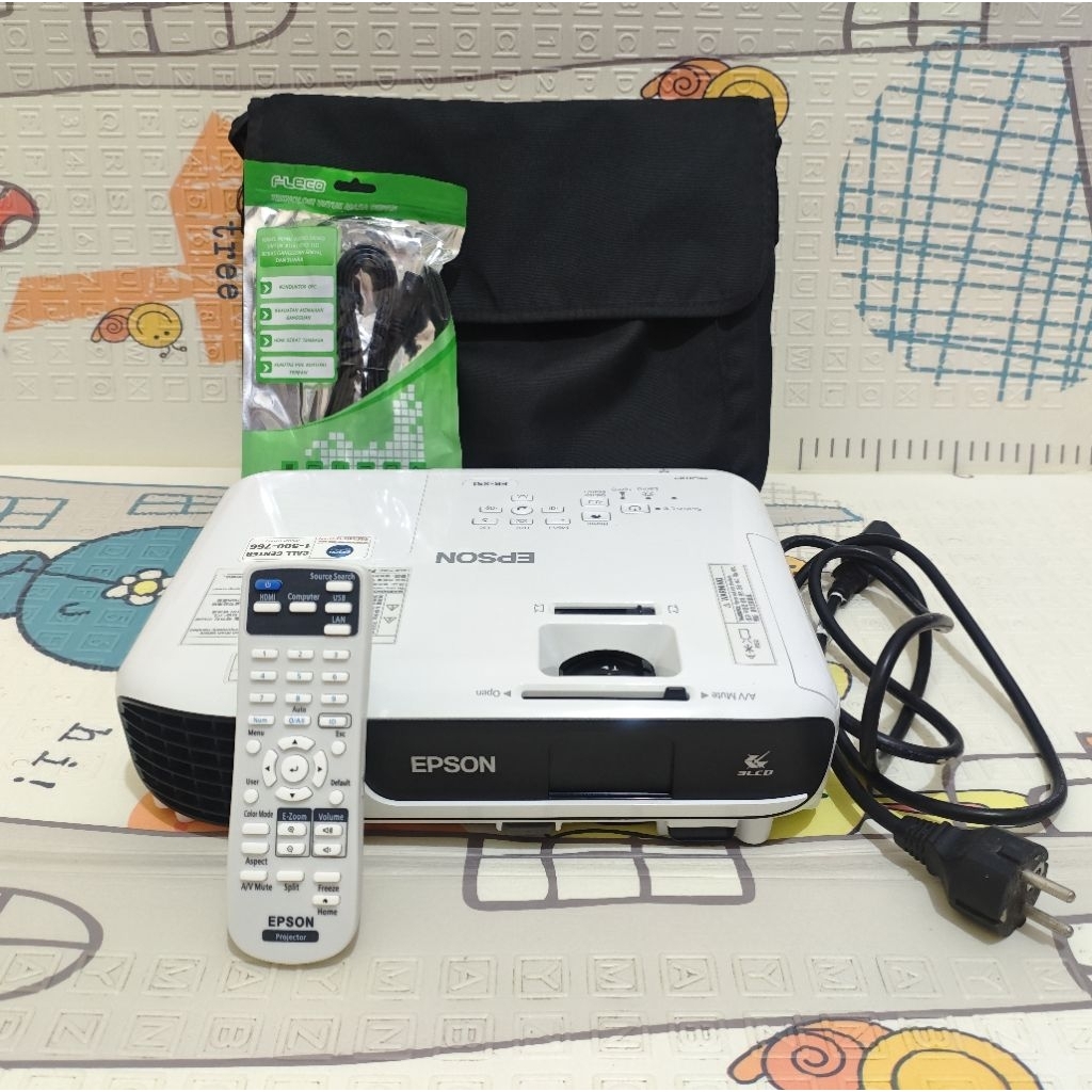 Proyektor Projector EPSON EB-X51 EBX51 EB X51 3800 LUMENS Bekas