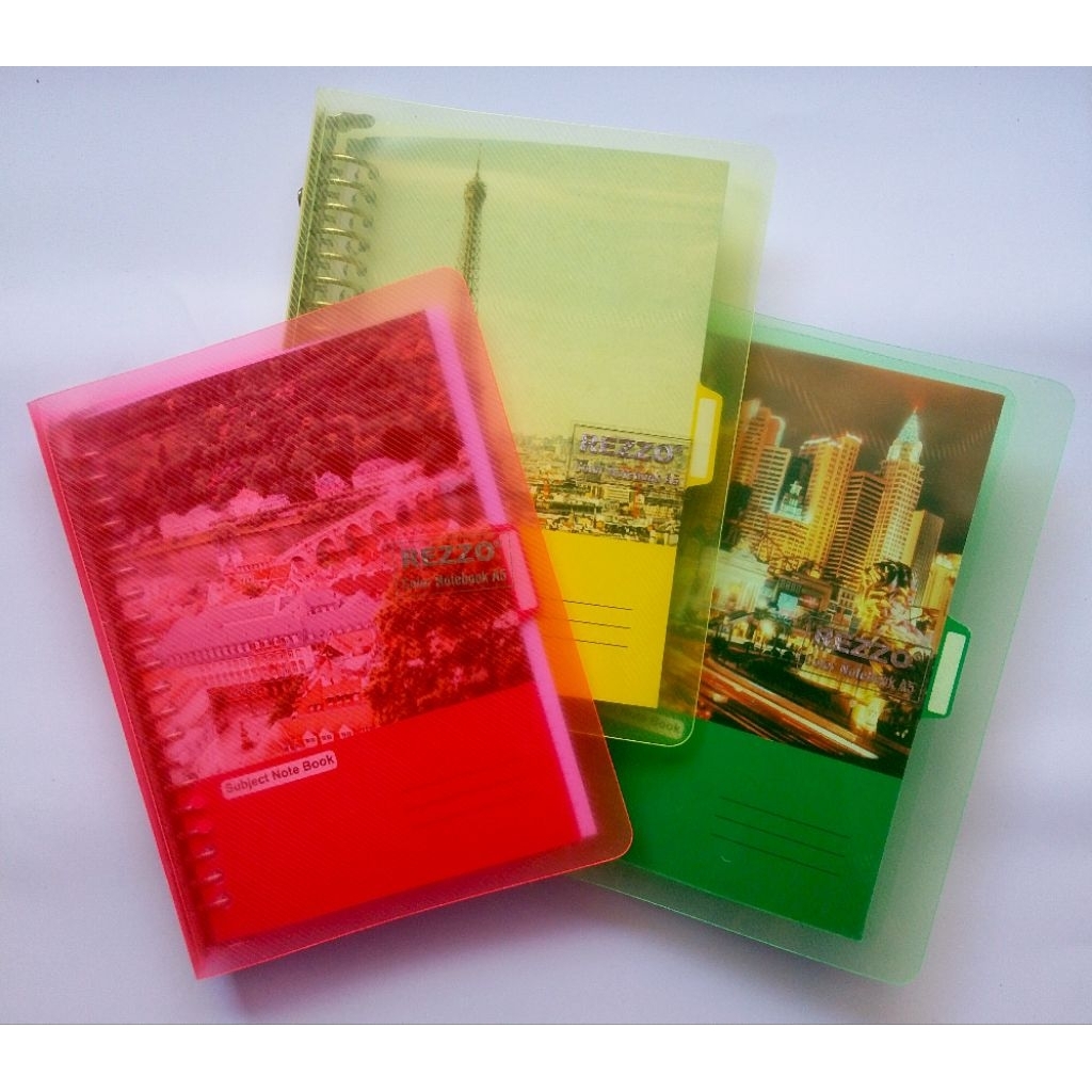 (1PC) BINDER TRANSPARAN/ NOTE BOOK A5/ BINDER NOTE UK A5/ (1 PC BINDER)