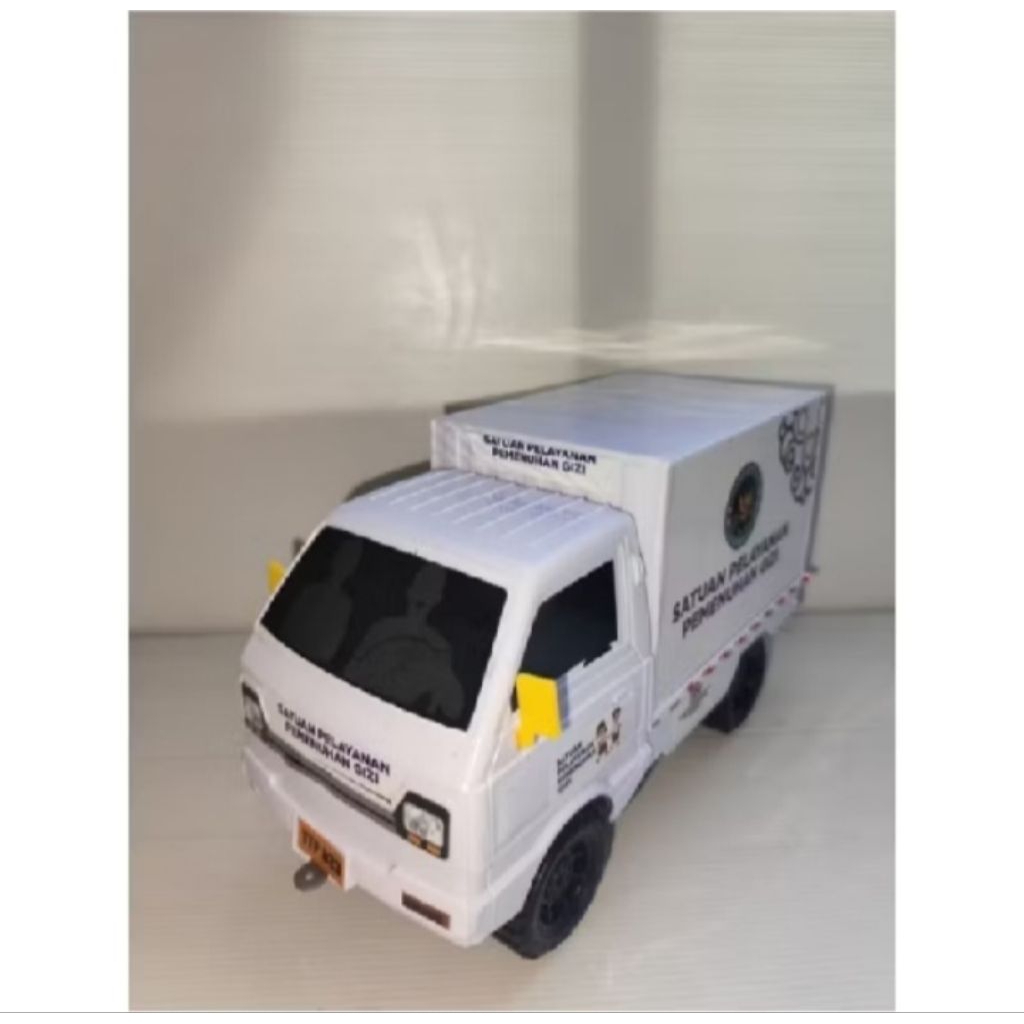 ttp033 mainan miniature mobil sppg mirip aslj mobil MBG tanpa music Ttp033
