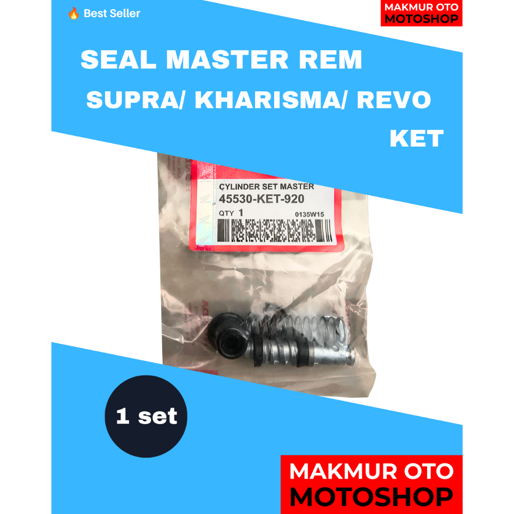 KET Seal Master Rem Depan Supra / Supra X / Kharisma / Revo / MegaPro – Sil Master Rem Depan