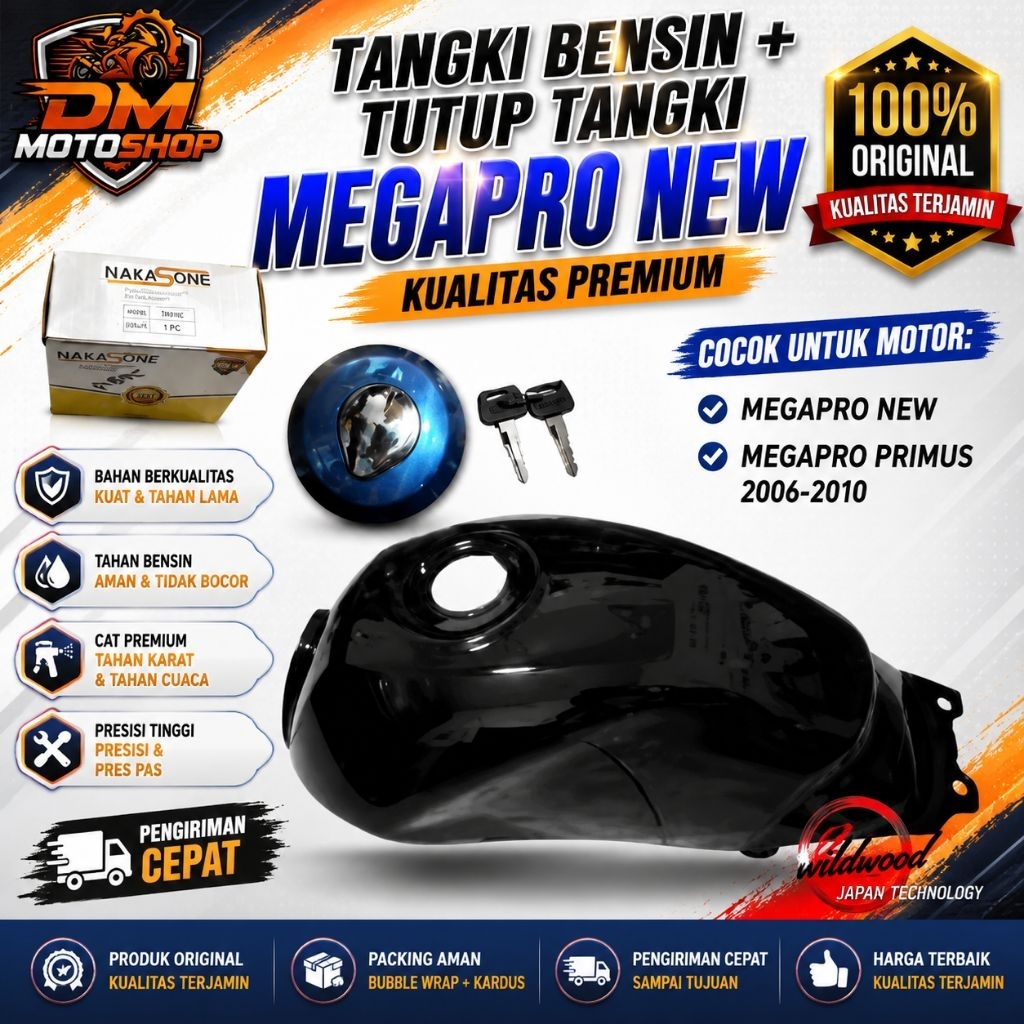 TANGKI BENSIN IMPORT MEGAPRO NEW MEGAPRO PRIMUS 2006- 2010