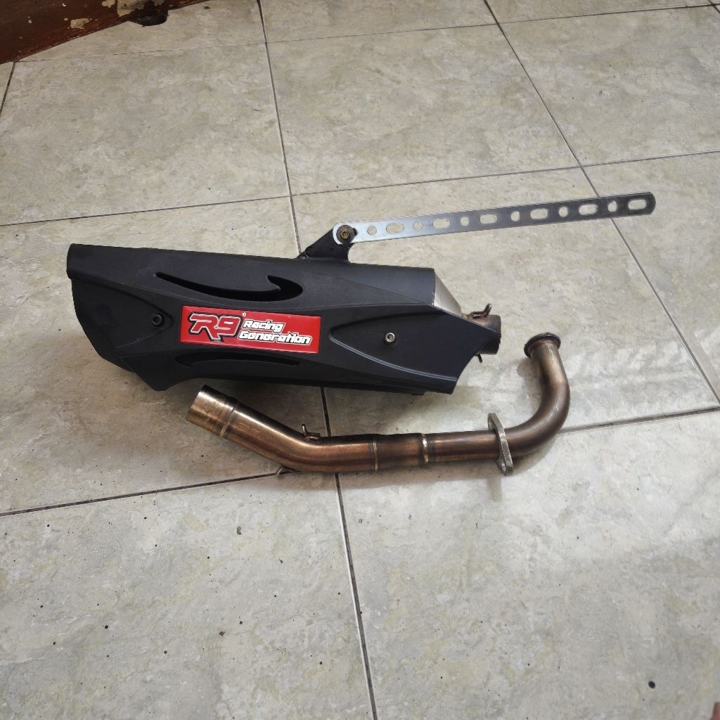 Knalpot R9 Misano Second Bekas Original Ori Racing Seken R 9 Generation Yamaha Mio M3 S X-Ride Fino 